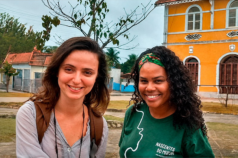 Registro de equipe em território tradicional